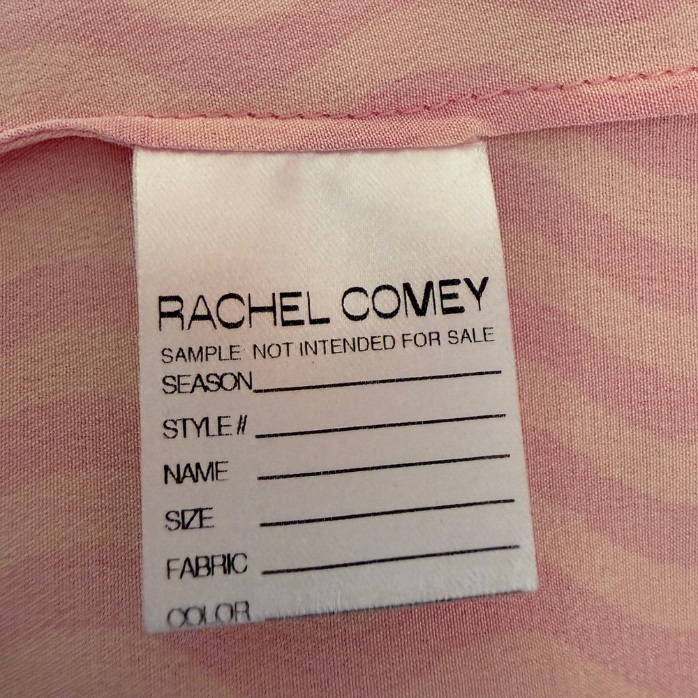 Rachel Comey Pink Zigzag Midi Dress - Picture 5 of 5
